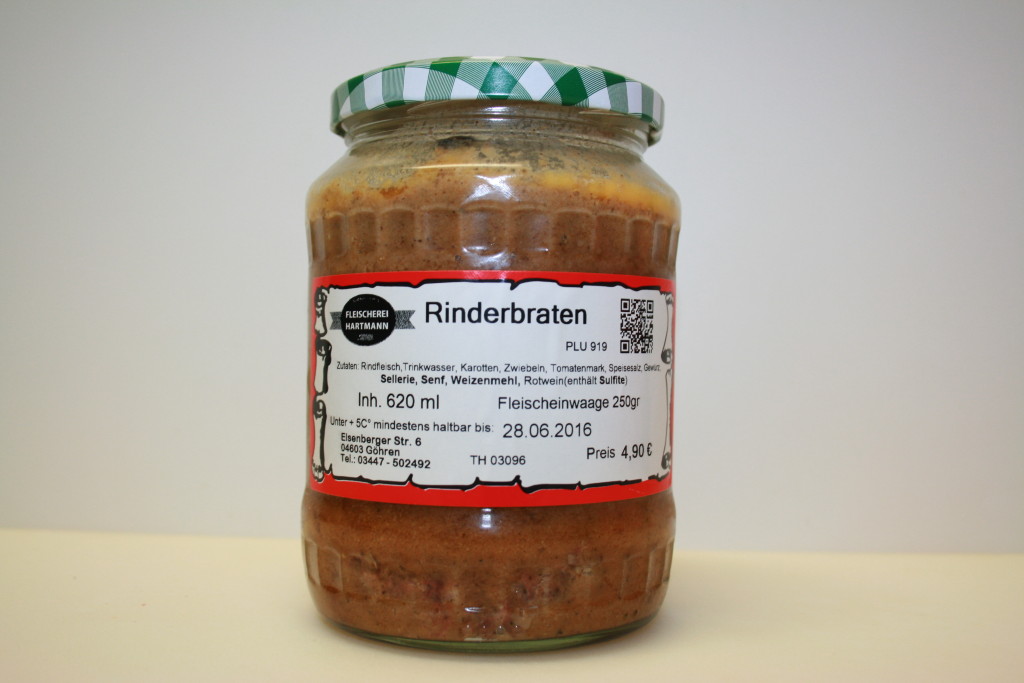 Rinderbraten mit Sauce – Fleischerei Hartmann Shop